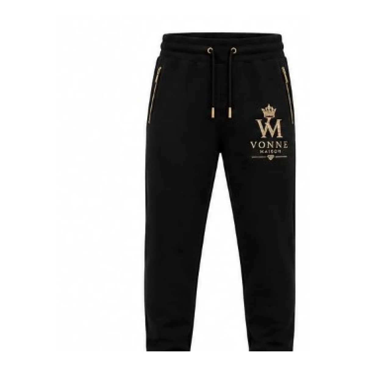 Royal Legacy Signature Tracksuit (Black) — joggers — front